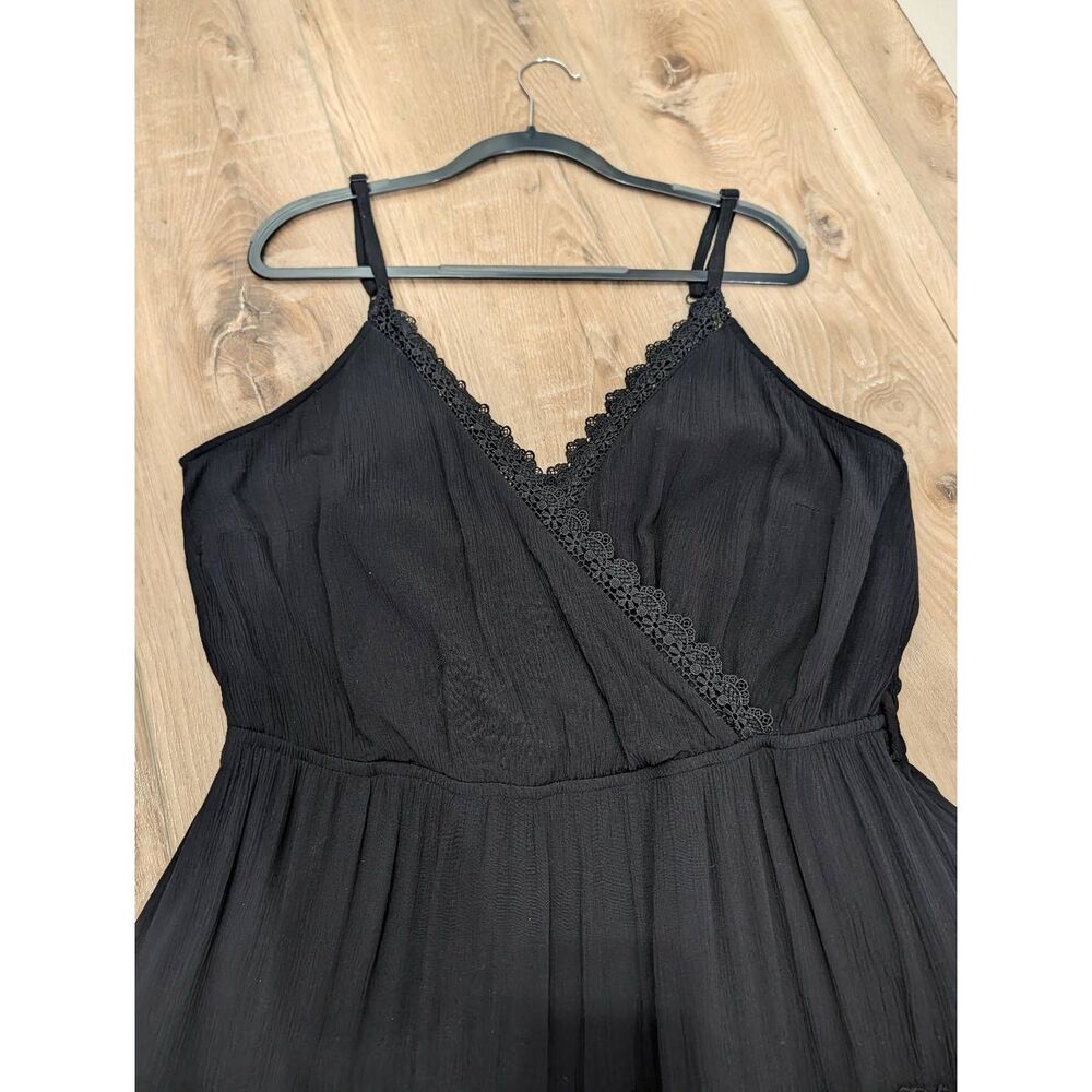 City Chic Dress Sunset Dream Black Plus 1X 18 Festival Wedding Western Gypsy EUC - Picture 7 of 13